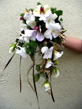 Bouquet de mariée orchid?es
